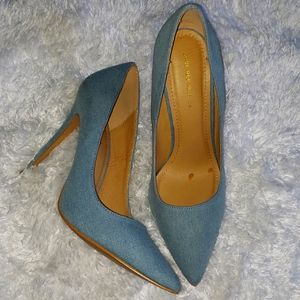 Shoe Republic LA Blue High Heeled Pumps